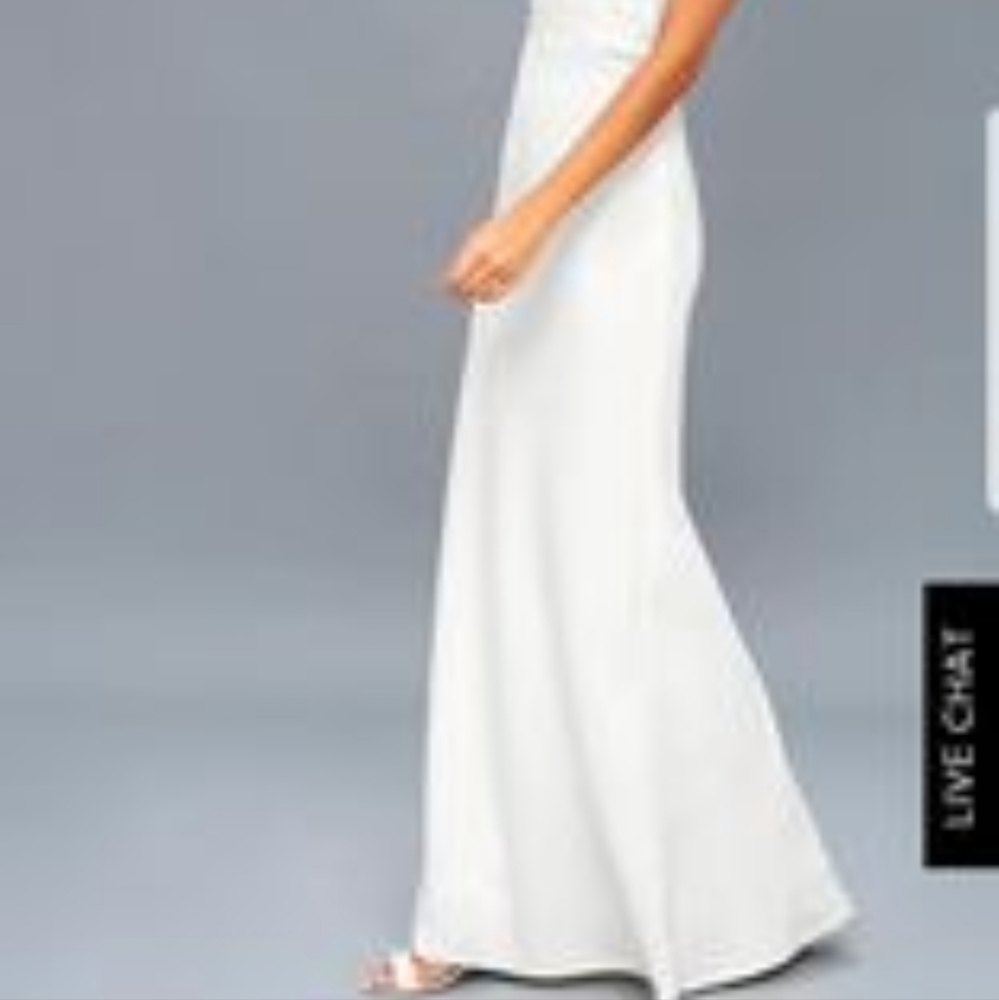 White LuLu white with pearl bodice - Picture 2 of 5